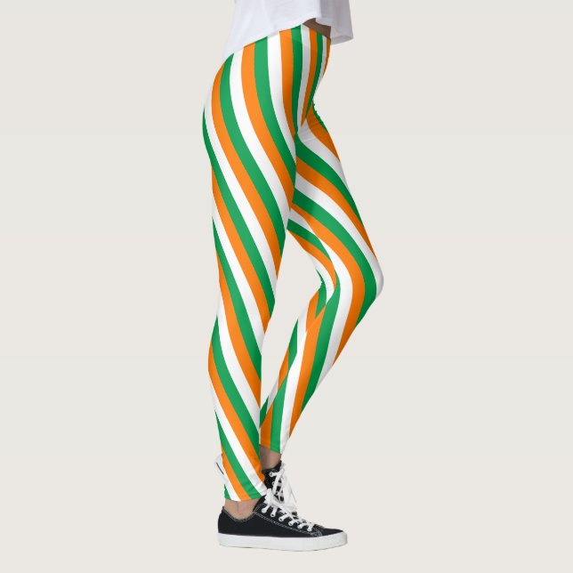 Irlands och Irlands Flagga/fläkt för idrott Leggings (Höger)
