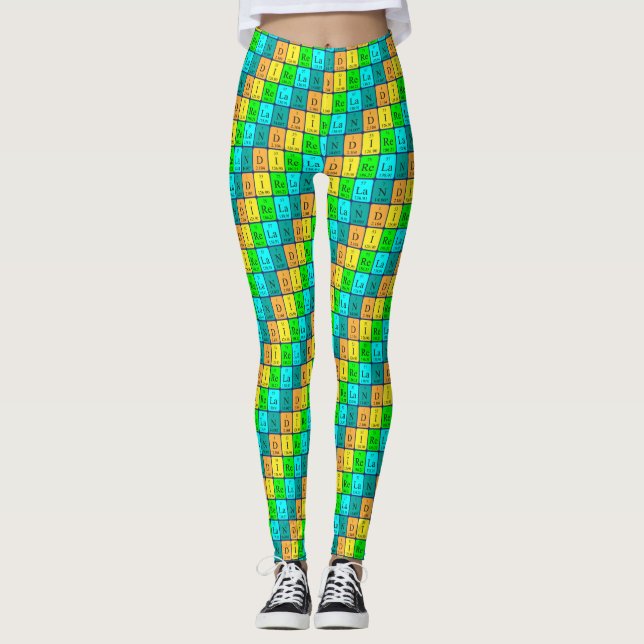Irlands periodiska bord patriotiska lag 5 leggings (Framsida)