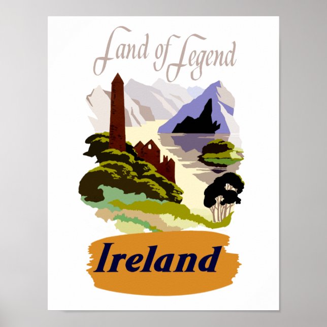 Irlands reseaffisch poster (Framsidan)