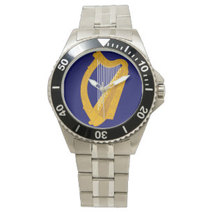 Irlands Souvenier, Golden Irish Harp Armbandsur