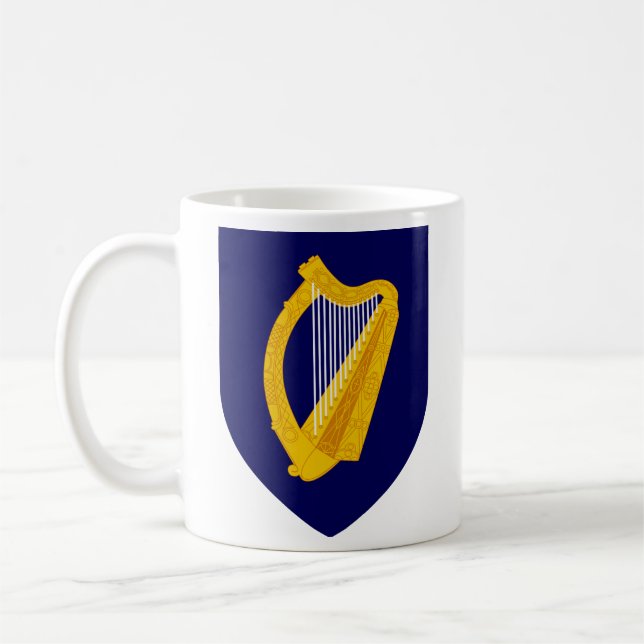 Irlands statsvapen kaffemugg (Vänster)