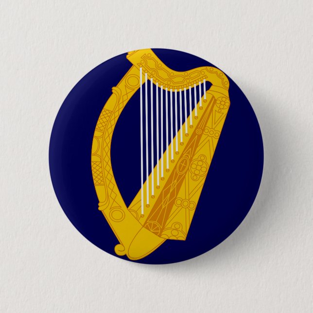 Irlands statsvapen knapp (Framsida)