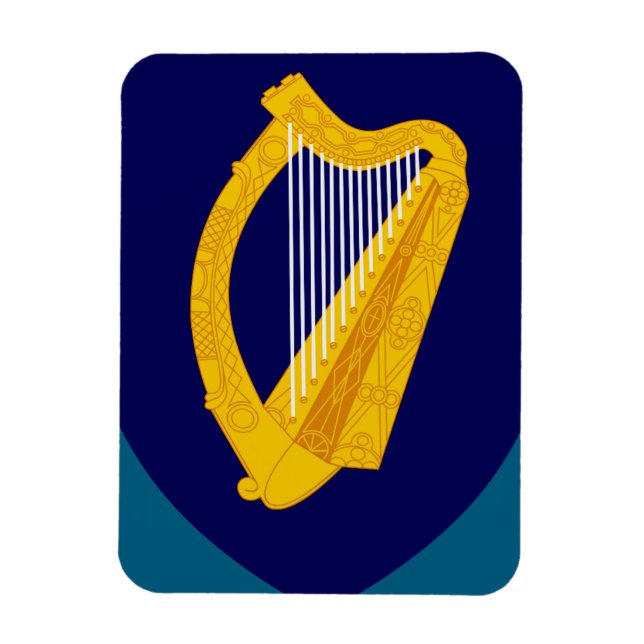 Irlands statsvapen magnet (Vertikal)