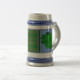 Irlands tartan, schamprock, 4 löv klöver, lägg til sejdel