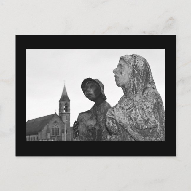 Irlands Underbara svältsituation i Dublin Vykort (Framsida)