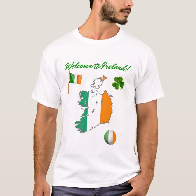 Irlands utformning t shirt (Framsida)