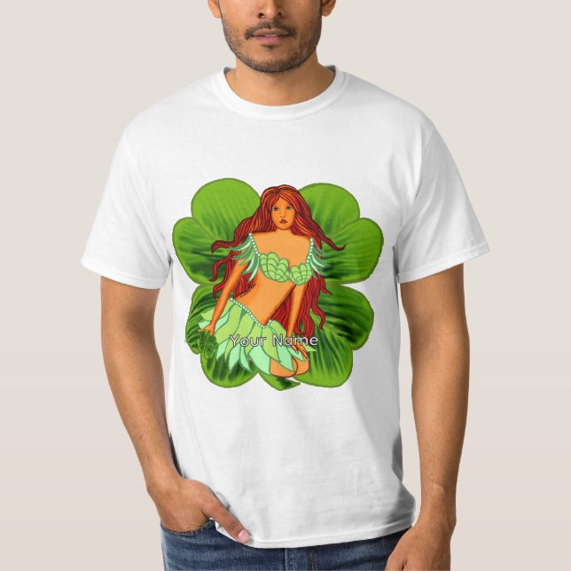Irländsk Älva  T Shirt (Framsida)