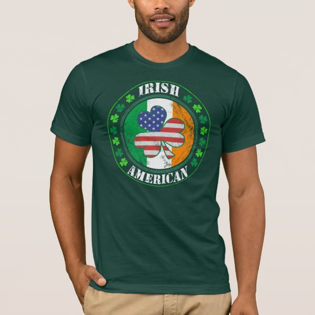 Irländsk amerikan tee shirt (Framsida)