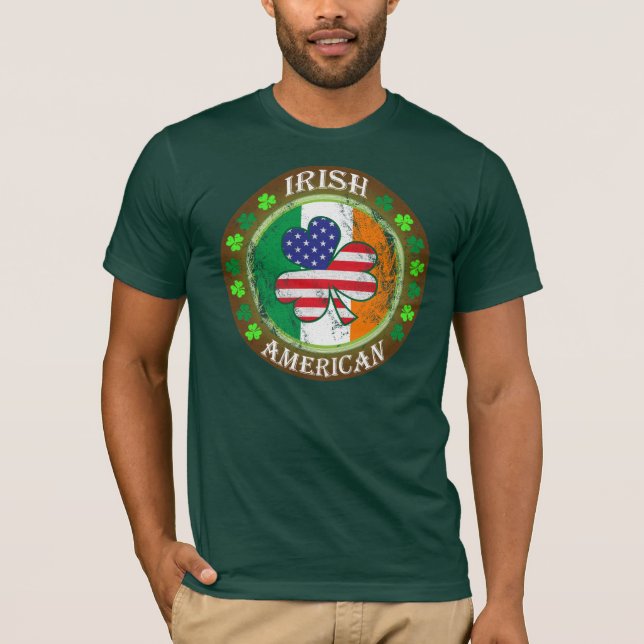 irländsk amerikan tee shirt (Framsida)