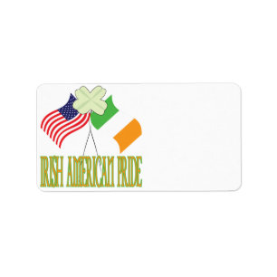 Irländsk amerikanpride adressetikett