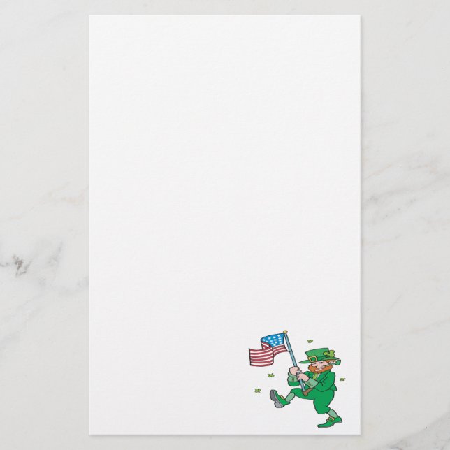 Irländsk amerikanpride brevpapper (Framsida)