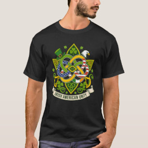 Irländsk-amerikansk enhet t shirt