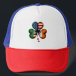 Irländsk-amerikansk enhetskammardesign keps<br><div class="desc">En kulturfusion mellan kreativ, denna skammardesign blandar på ett vackert sätt flaggor på Irland och Förenade Stater. Symboliserar tur, arv och enighet, det är perfekt att fira irländska-amerikanska förbindelser, vare sig det gäller bröllop, kulturevenemang eller St. Patrick's Day themes #IrishAmerican #CulturalFusion #ShamrockDesign #HeritagePride #UnityInDiversity #IrishRoots #AmericanDream #LuckyCharm #IrelandMeetsUSA #CrossCult Kulturkärlek...</div>