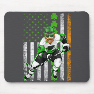 Irländsk-amerikansk flagg Lucky Hockey St. Patrick Musmatta