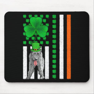 Irländsk amerikansk flagga irländsk hund St Patric Musmatta