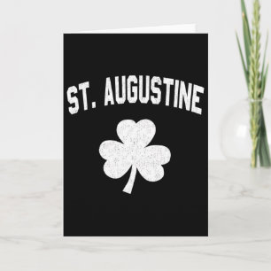 Irländsk-amerikansk Shamrock St. Augustine St Patr Kort