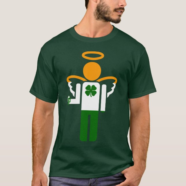 irländsk angel. t shirt (Framsida)