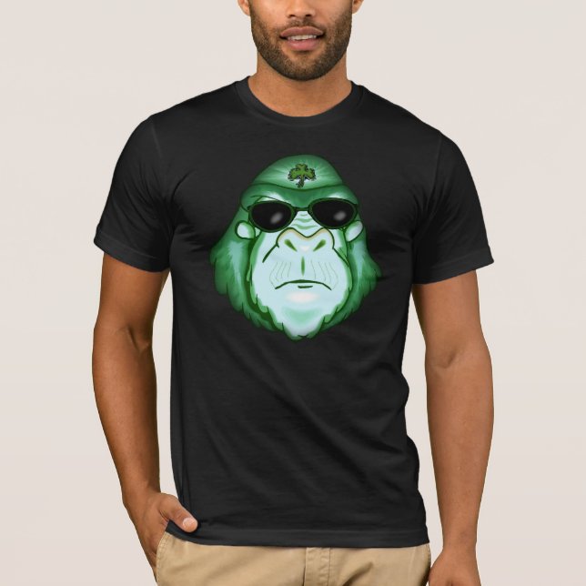 Irländsk apaT-tröja T-shirt (Framsida)