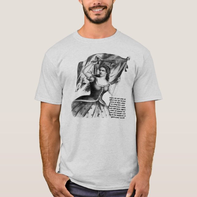 Irländsk appell till ärmar tee shirt (Framsida)