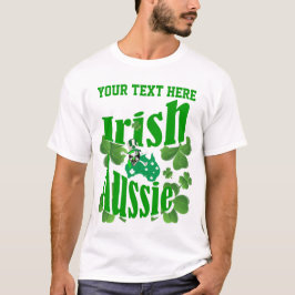 Irländsk Aussie st patricks day Tee Shirt