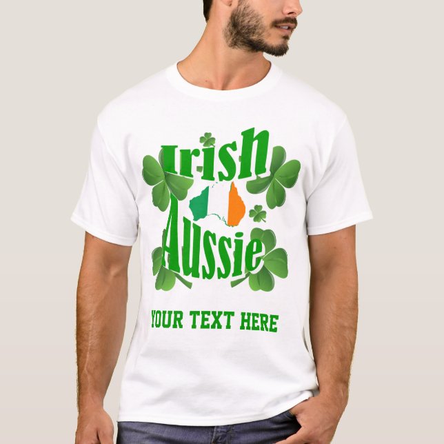 Irländsk Aussie T-shirt (Framsida)