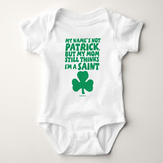 Irländsk baby - mitt namn är inte Patrick… Tee (Framsida)