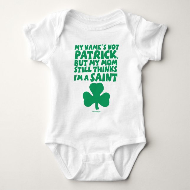 Irländsk baby - mitt namn är inte Patrick… Tee Shirt (Framsida)