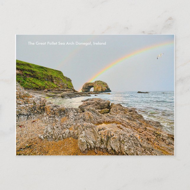 Irländsk bild för Klassiskt vitt mugg Vykort (Framsida)