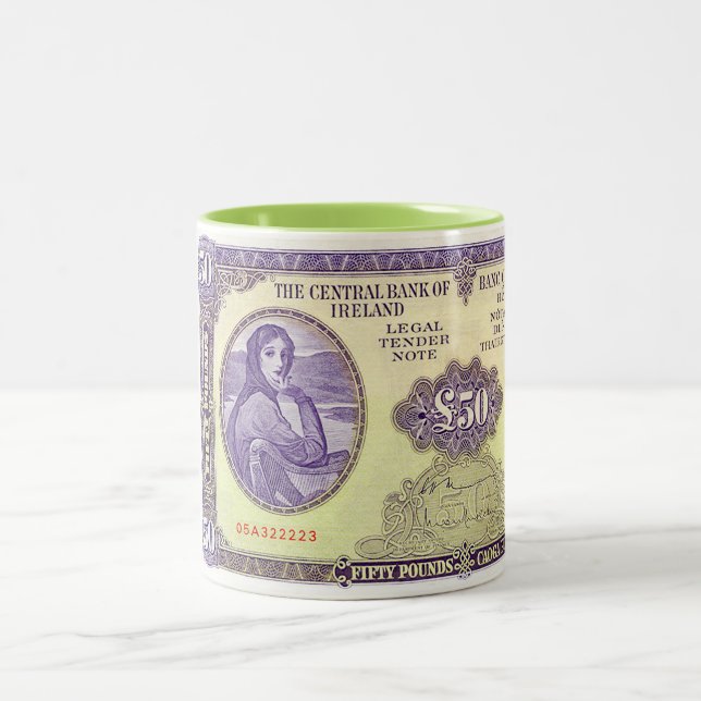 Irländsk bild för Two-Tone Mugg (Center)