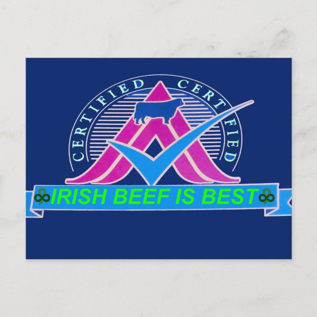 Irländsk bild för vykort (Framsida)