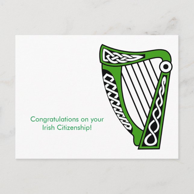 Irländsk bild för vykort (Framsida)