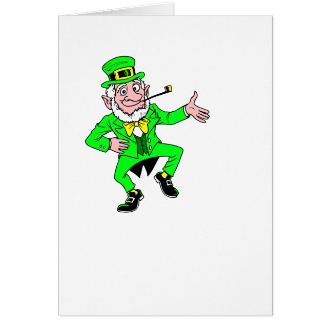 Irländsk bra tid hälsningskort (Framsidan)