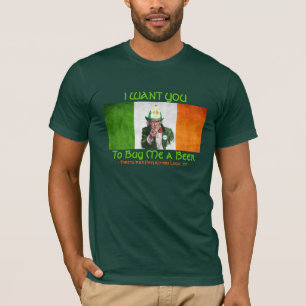 Irländsk brandmanUncle Sam T-shirt