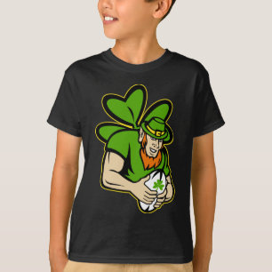 Irländsk celtic Irland för trollrugbyspelare Tee Shirt