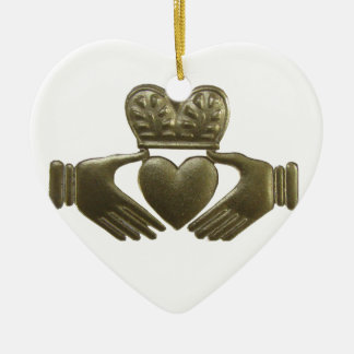 Irländsk Claddagh julprydnad Julgransprydnad Keramik