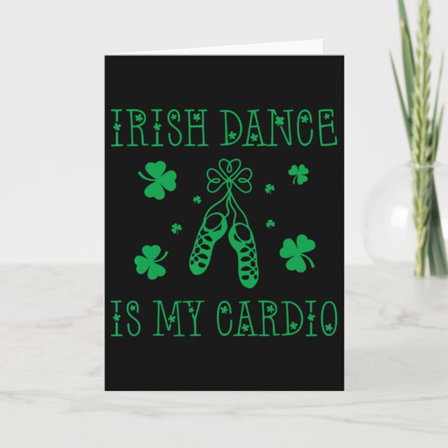 Irländsk Dans Är Min Kondition St Patricks Day  Kort (Framsida)
