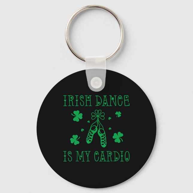 Irländsk Dans Är Min Kondition St Patricks Day Nyckelring (Framsida)