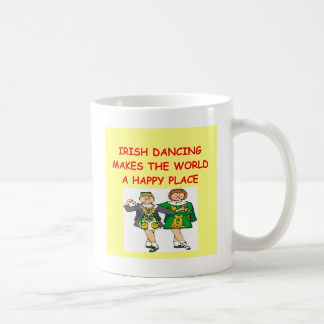 irländsk dans kaffemugg (Höger)