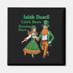 Irländsk dans keltiska rytmer dansar St Patrick's Magnet