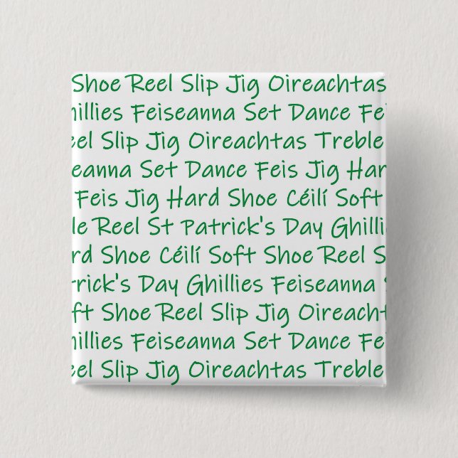 Irländsk dans knapp (Framsida)
