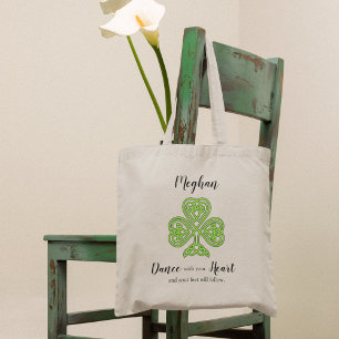 Irländsk dans Shamrock Tygkasse