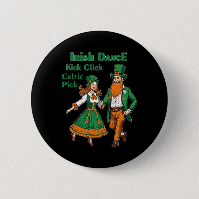 Irländsk dans spark klack dans St Patricks Day irl Knapp (Framsida)