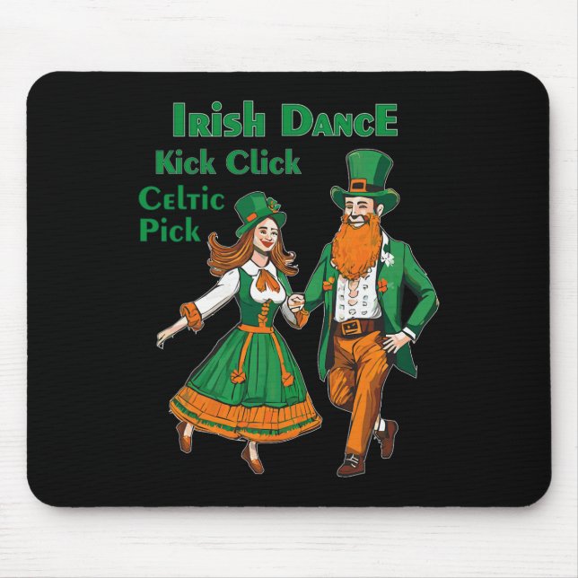 Irländsk dans spark klack dans St Patricks Day irl Musmatta (Framsidan)