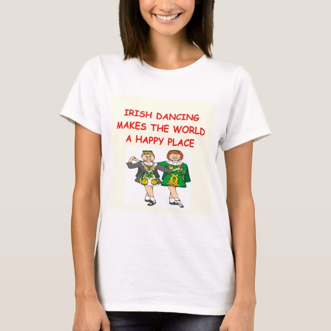 irländsk dans tee (Framsida)