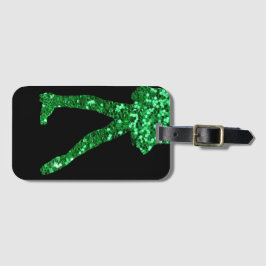 Irländsk dansare bagagebricka