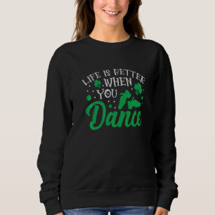 Irländsk dansare Ceili Reel Dance Feis irländsk st T Shirt