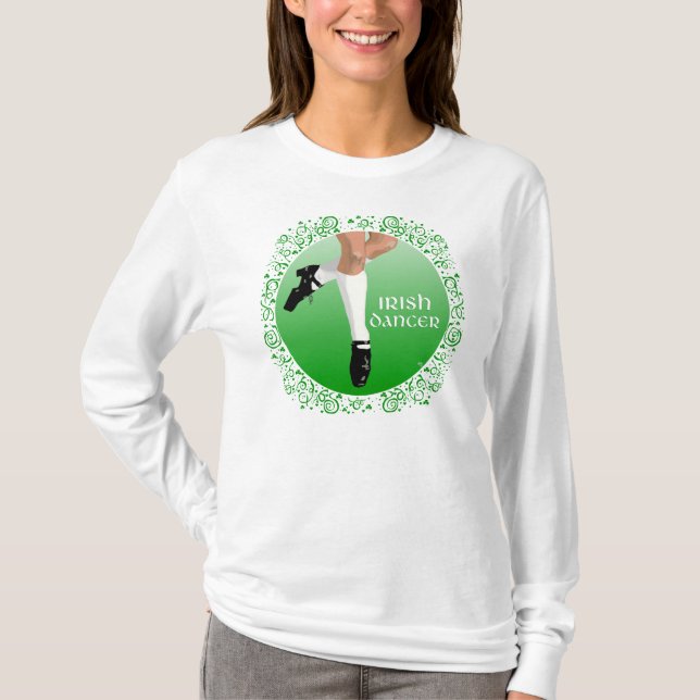 Irländsk dansare Hard Shoe T-shirt (Framsida)