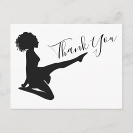 Irländsk dansare som dansar mjukskoddans vykort