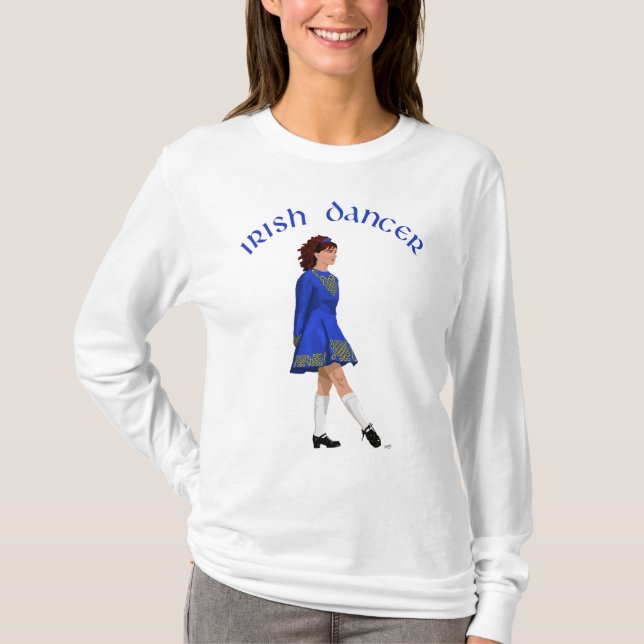 Irländsk Dansare T Shirt (Framsida)