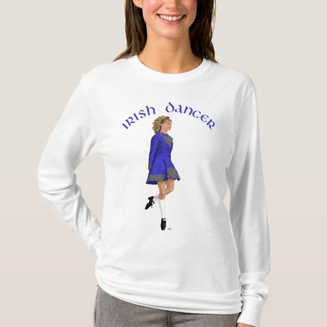 Irländsk dansare t shirt (Framsida)